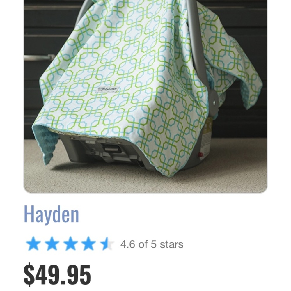 Car seat canopy